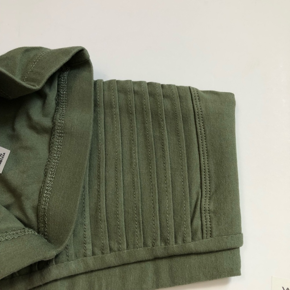 Last size Large! Cotton Moto Leggings Green - Picture 6 of 6